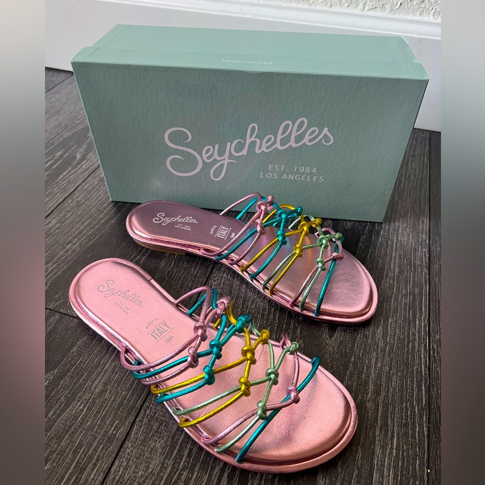 Seychelles Authentic rainbow sandals 6.5